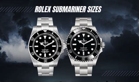 rolex submariner measuremebts|rolex submariner size chart.